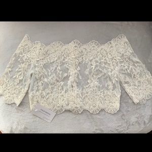 Off-Shoulder Bridal Bolero